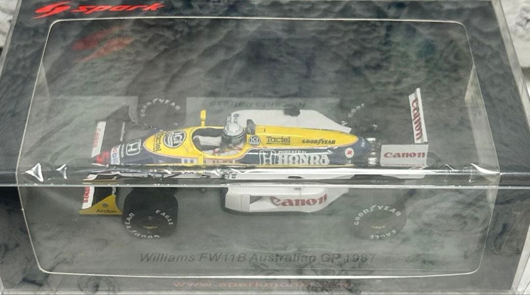 スパーク 1/43 ウィリアムズホンダ FW11B パトレーゼ 1987豪州GP