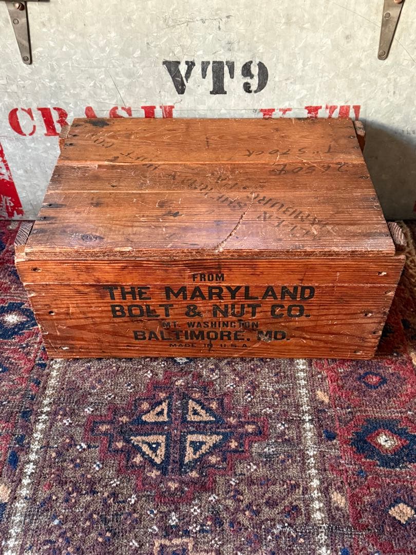アンティーク雑貨 THE MARYLAND BOLT&NUT CO BOX