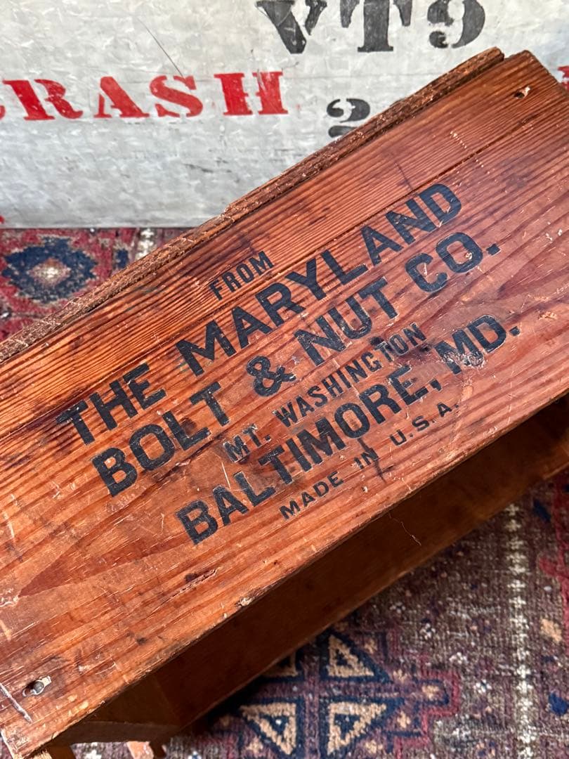 アンティーク雑貨 THE MARYLAND BOLT&NUT CO BOX