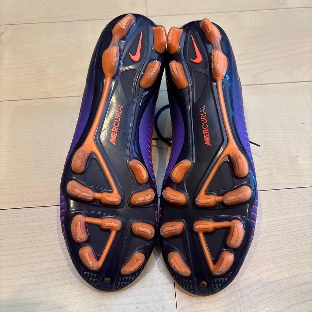 ナイキ マーキュリアルヴェイパー XI HG-Vパープル×オレンジ)26.0cm