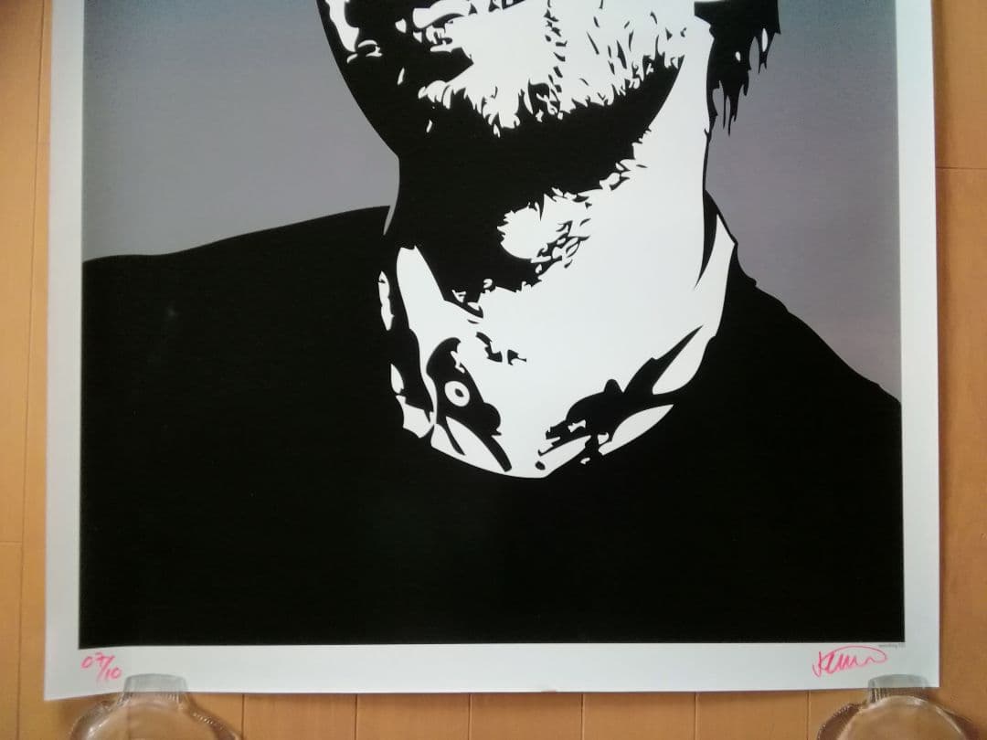 ジャッキー シェフィンズ　　トム ヨーク Radio head　　特大ポスター