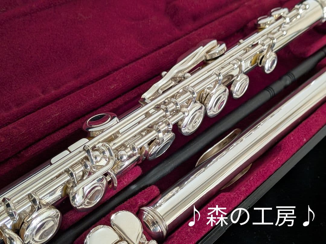 商談中【aoki.m】銀メッキヤマハフルートYFL211SⅡ Eメカ