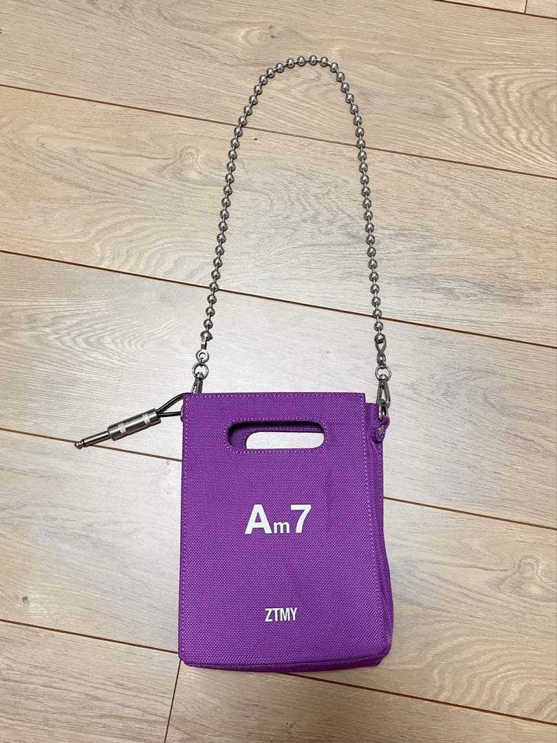 ずっと真夜中でいいのに nana-nana バッグ ステッカー パープル