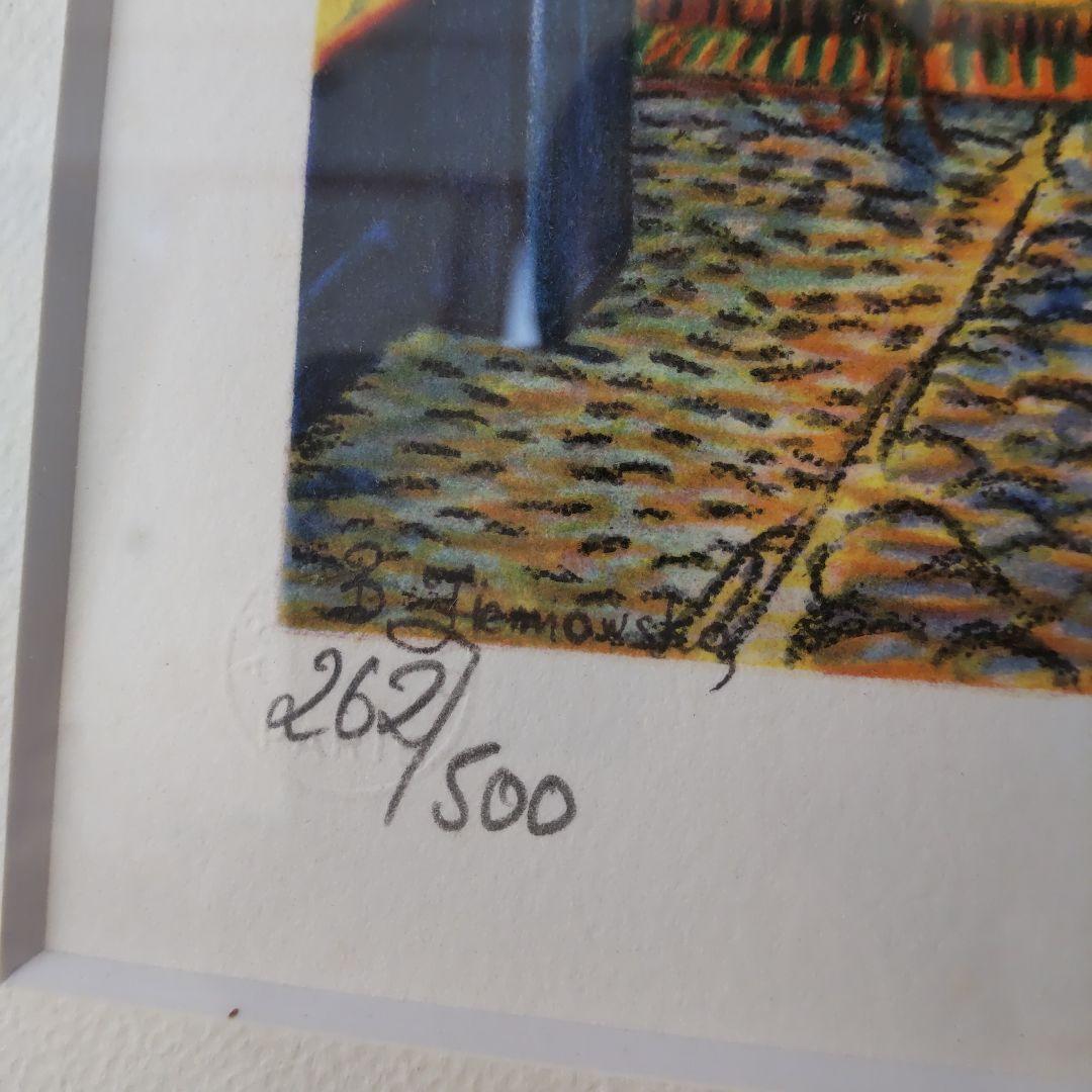 ゴッホ 夜のカフェテラス リトグラフ エディションナンバー 262/500