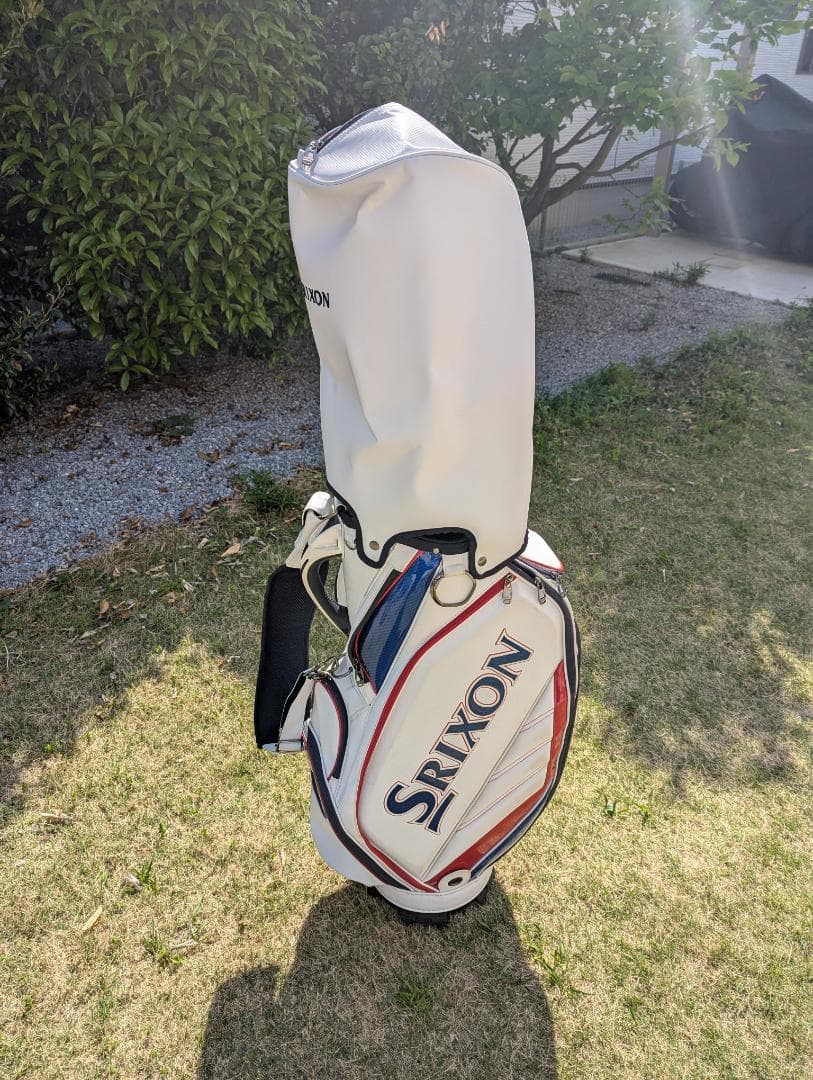 Srixon キャディバッグ ホワイト・レッド・ブルー