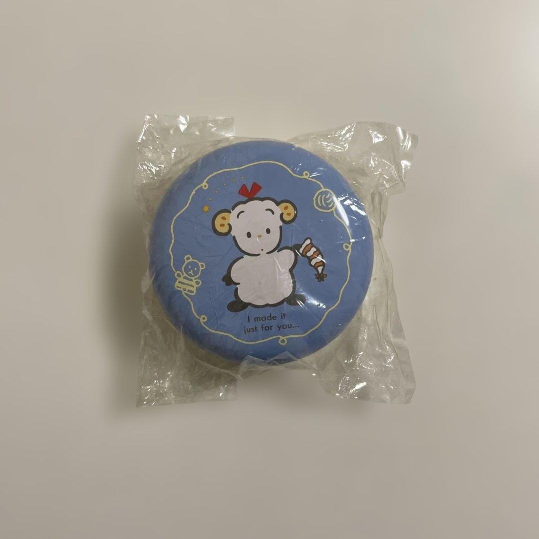 【匿名配送】未使用　未開封 サンリオ 丸缶 小物入れ 1990 文房具