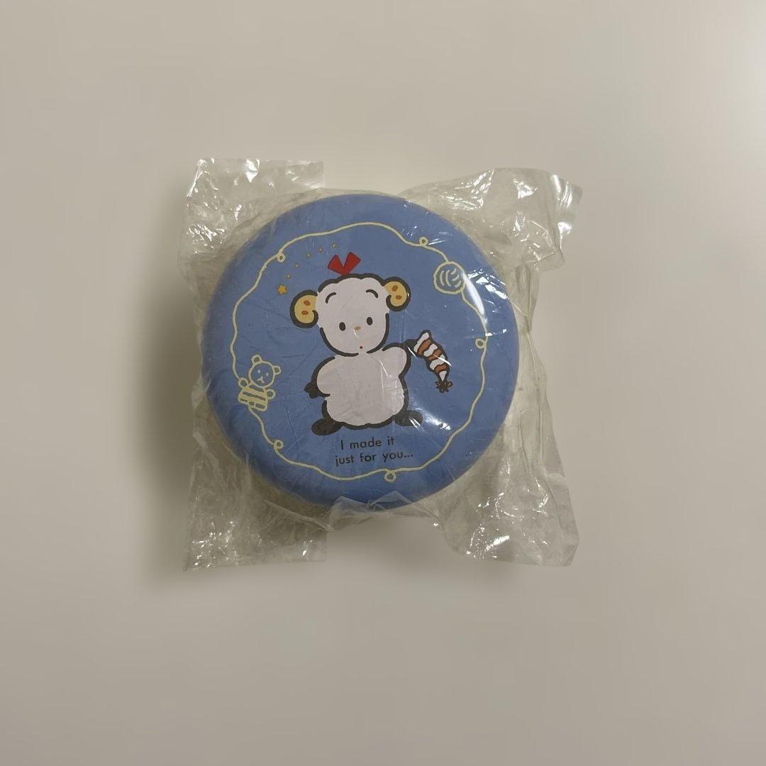 【匿名配送】未使用　未開封 サンリオ 丸缶 小物入れ 1990 文房具