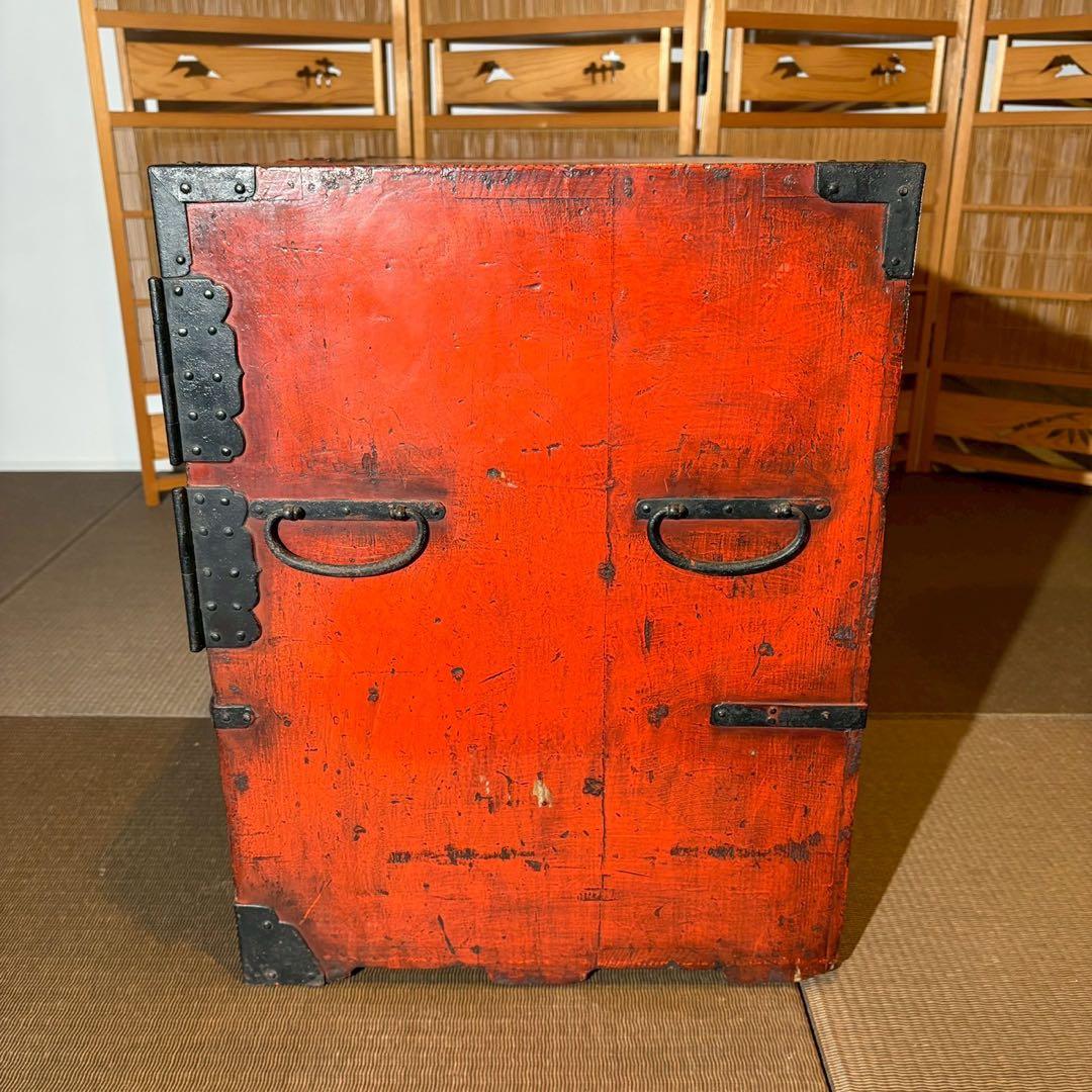 船箪笥　時代箪笥 引出し収納 和家具 アンティーク 伝統工芸 レトロ 和室 座敷