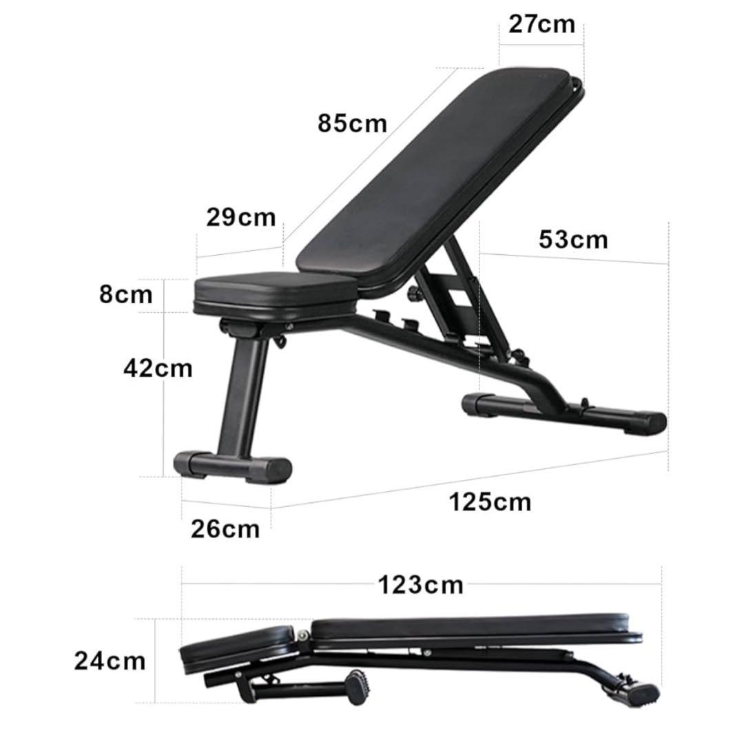 プロバーベル 可変式ダンベル41.5kg×2個+インクラインベンチセット