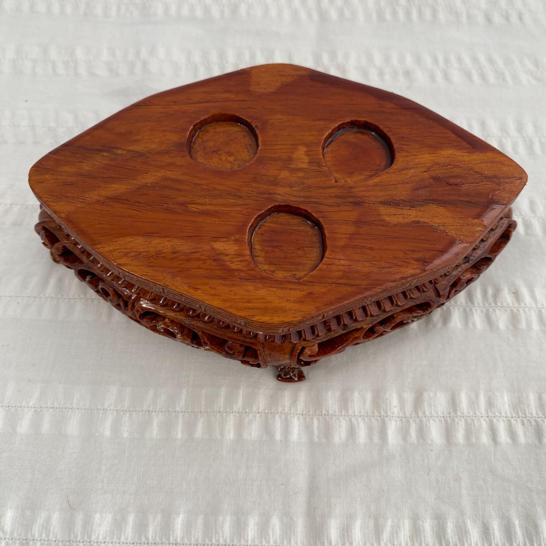 翡翠（ヒスイ）天然石　新山玉炉　龍の香炉　81年ポートピア天津物産展