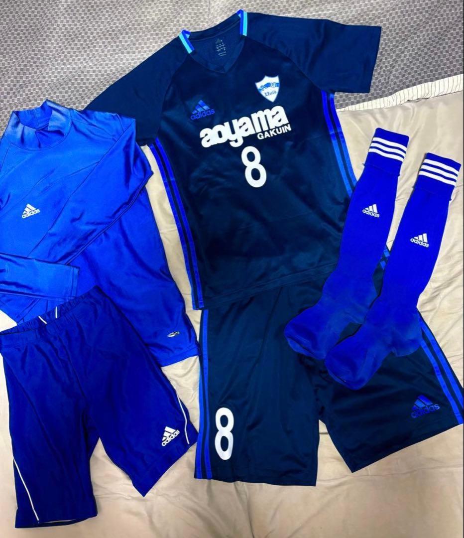青山学院大学サッカー部　ユニフォーム　M セット販売　インナー＆スパッツ付属