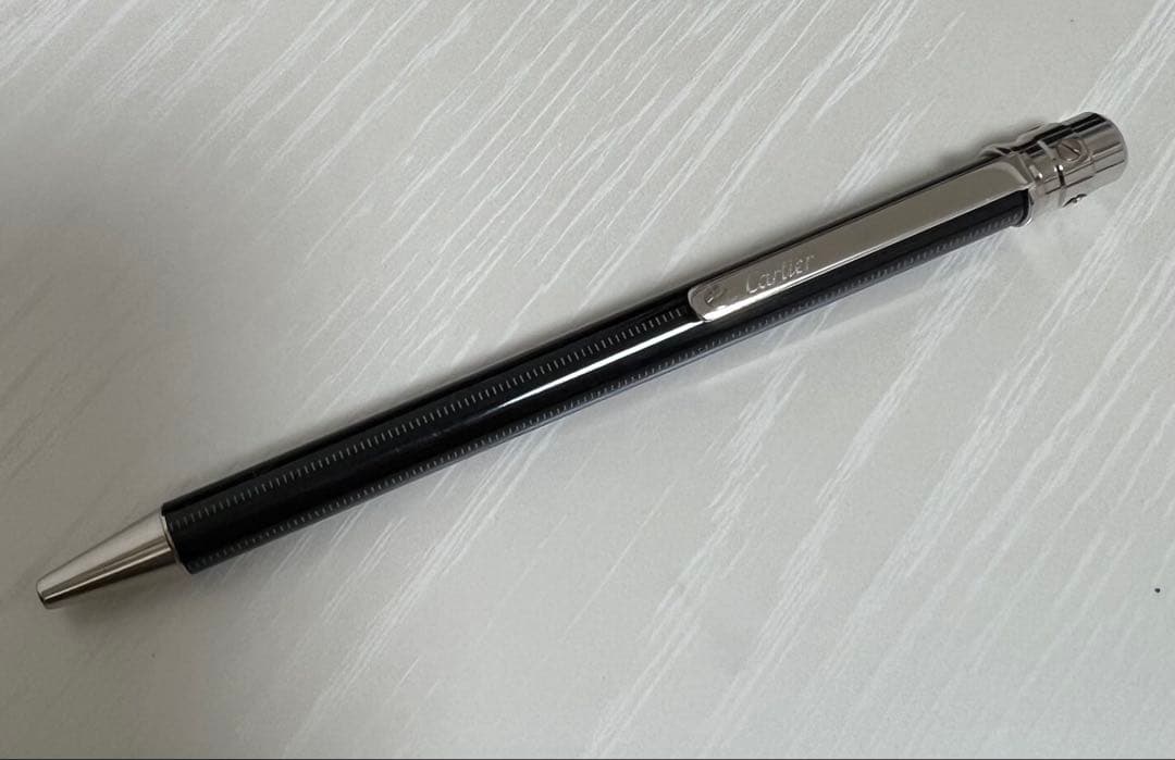 【美品/箱付き】Cartier マスト ドゥ カルティエ 黒 高級 ボールペン
