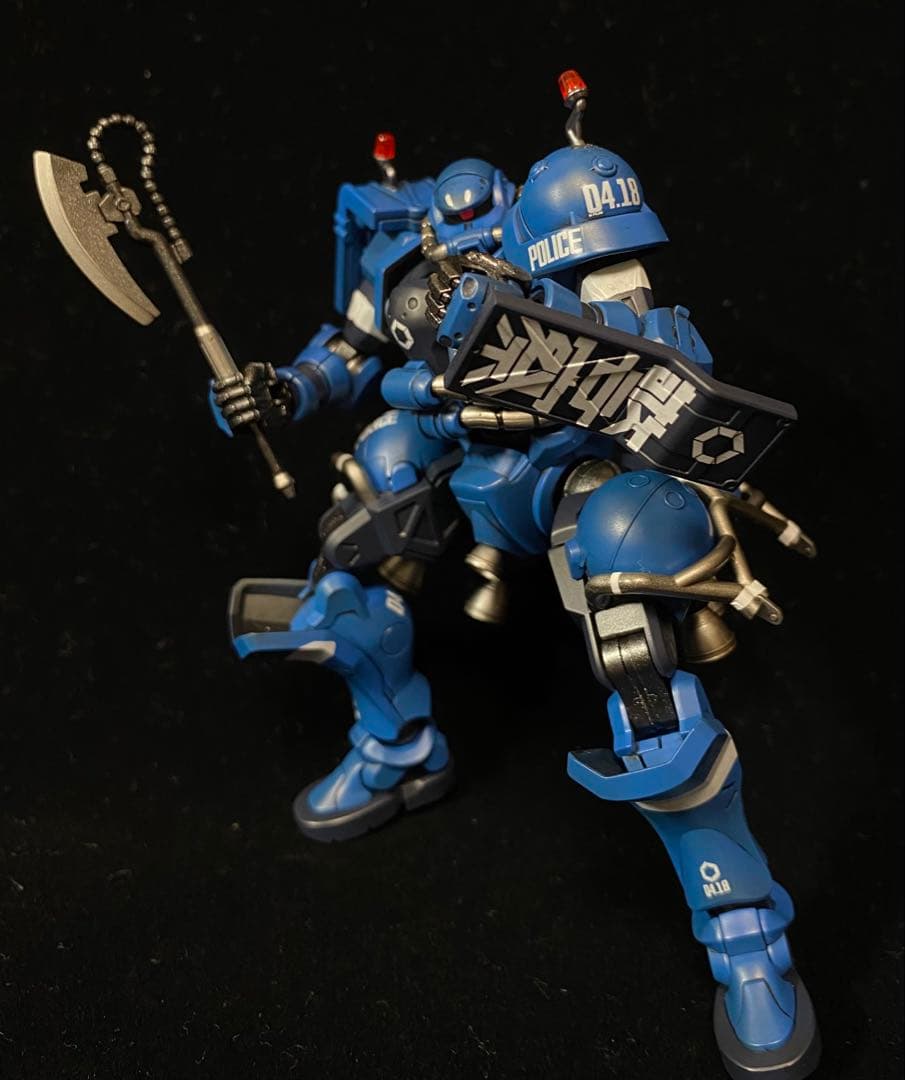 【ガンプラ完成品】　HG 軍警ザク