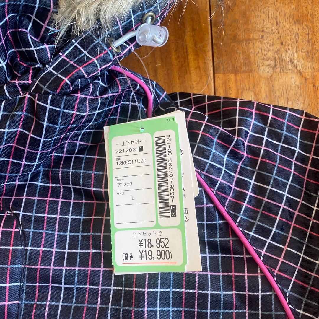 美品！上下セット！HEAT 発熱機能 スノーボードウェア Lサイズ