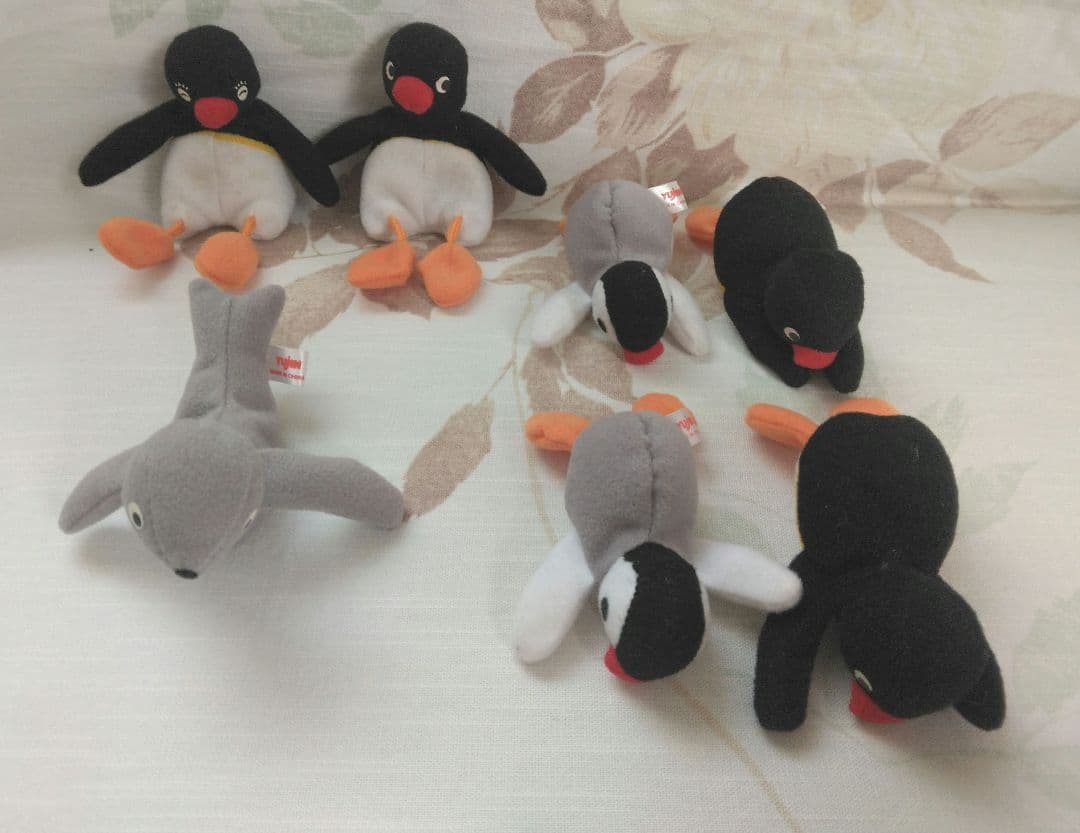 ぽてっとピングーぬいぐるみ　当時物　5種7個セット