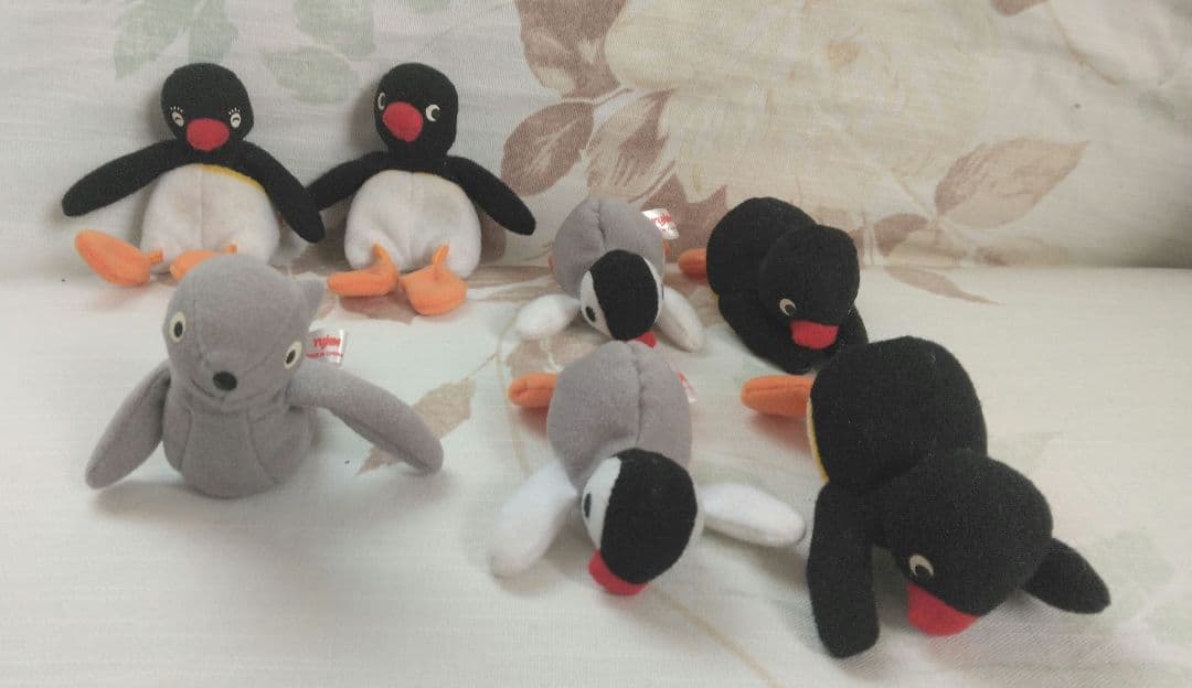 ぽてっとピングーぬいぐるみ　当時物　5種7個セット