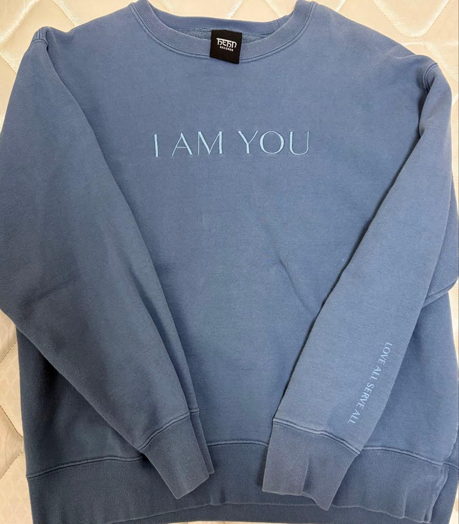 美品　藤井風　スウェット　I AM YOU ブルー　M