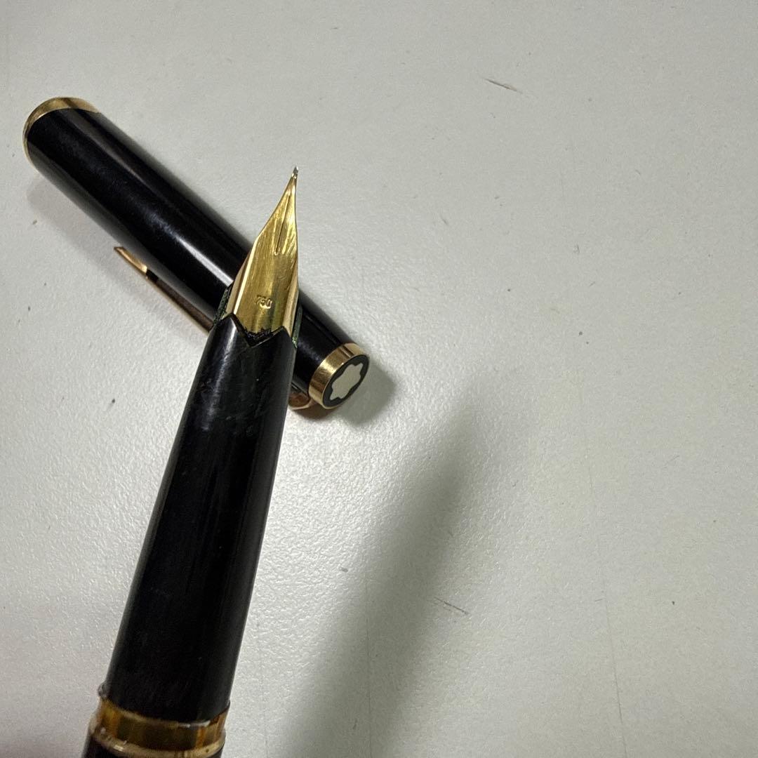 MONTBLANC モンブラン 万年筆 121 ブラック ゴールド 750