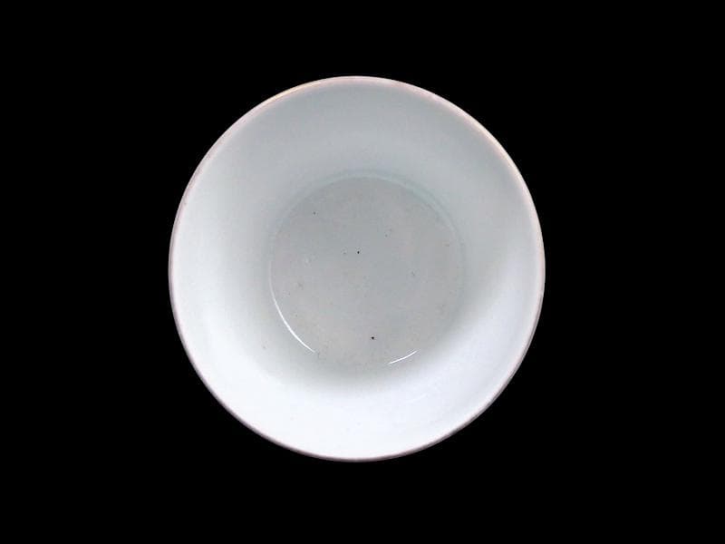 古伊万里　染錦　太湖石に松竹梅の図　蕎麦猪口　C177 AS-CXk