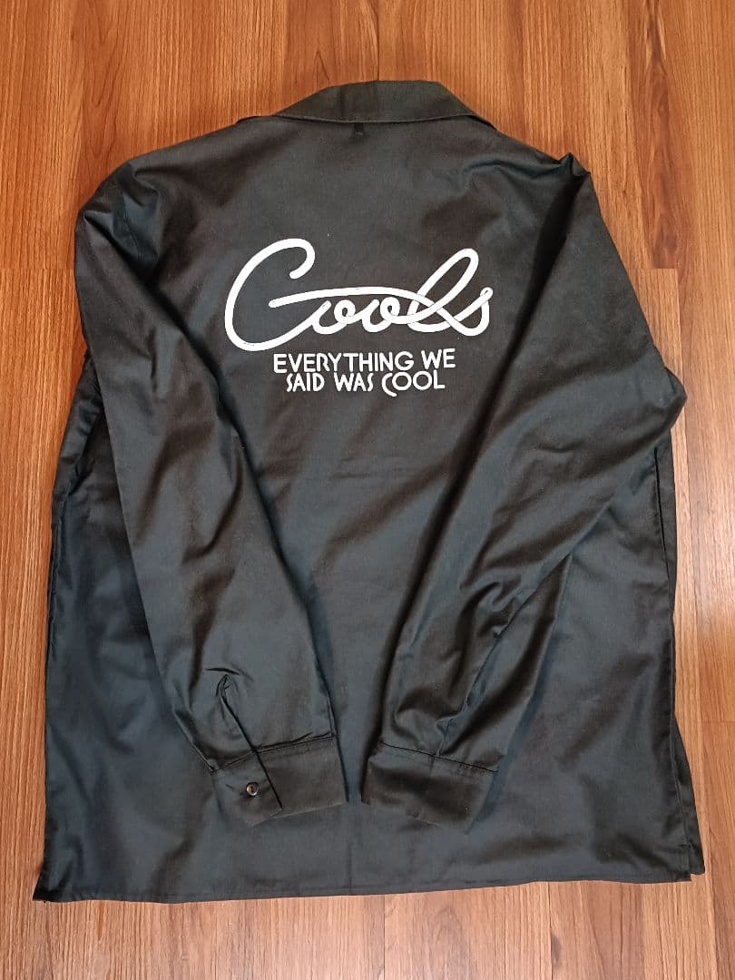 COOLS クールス ネオン 長袖ボーリングシャツ XL ブラック☆希少☆