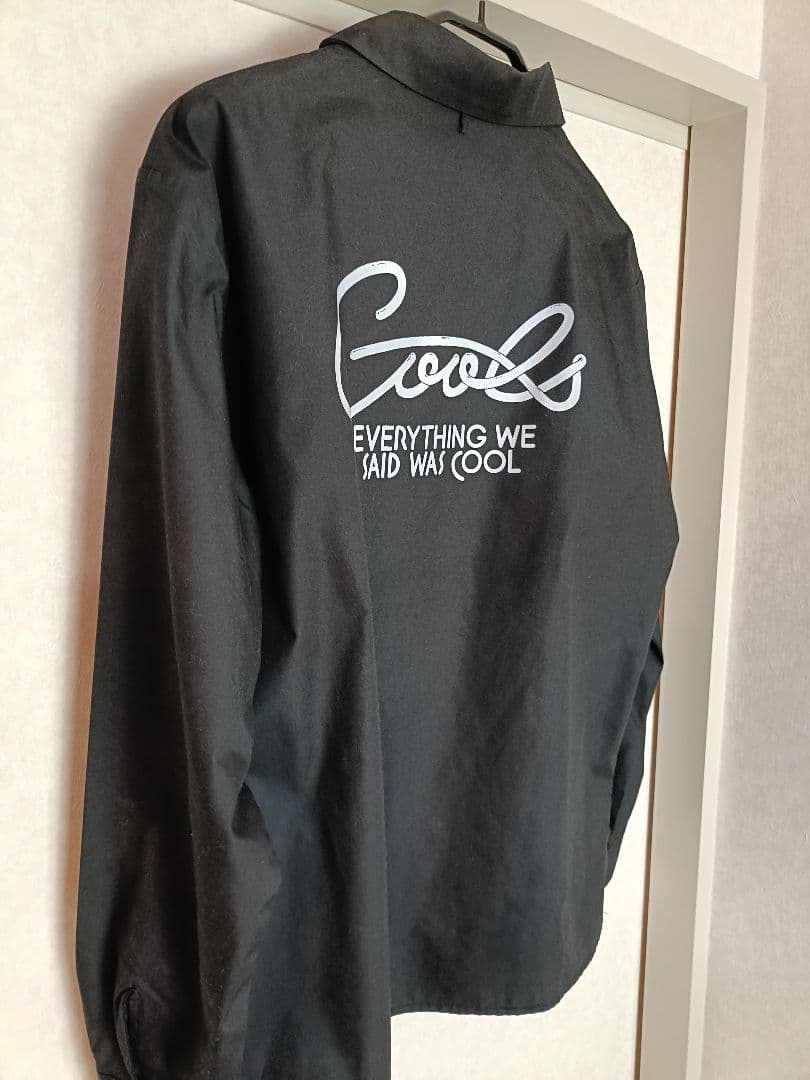 COOLS クールス ネオン 長袖ボーリングシャツ XL ブラック☆希少☆