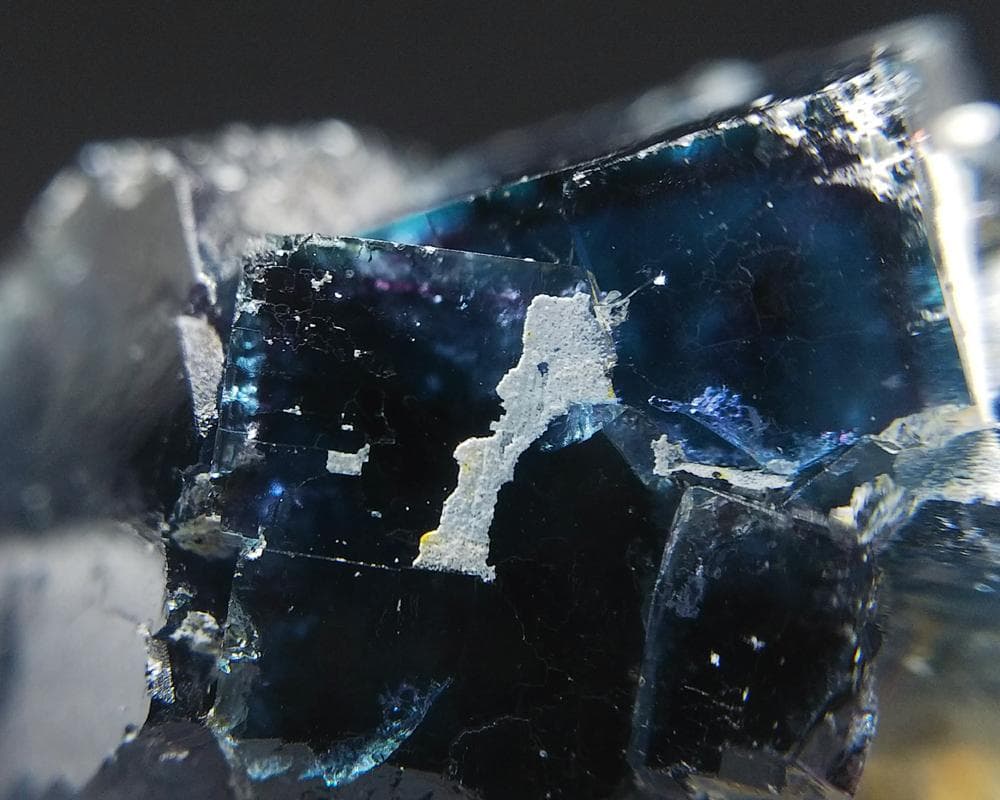 425 オコルス鉱山産 ティールブルー ブルー パープル フローライト