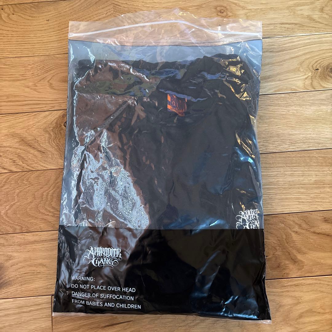 APHRODITE GANG BUDSPOOL 黒色 Tシャツ 未使用　Lサイズ