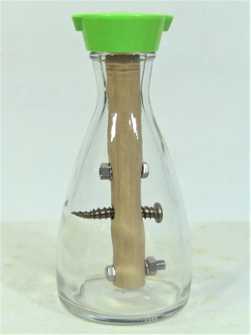 醤油挿し緑1 瓶知恵の輪 SN0031