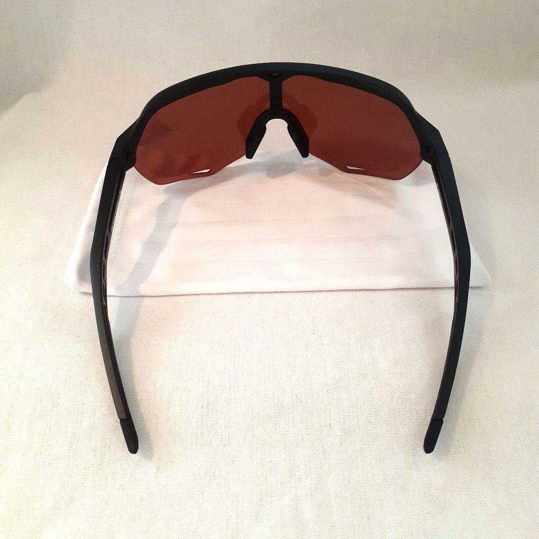 100% S2 ブラック クリムゾン ワンハンドレッド サングラス