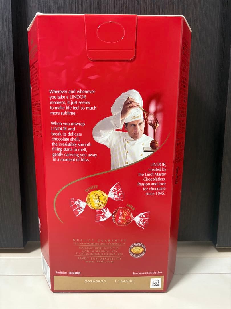 リンツ リンドール ミルク & ホワイト アソート 600g コストコ 計7箱