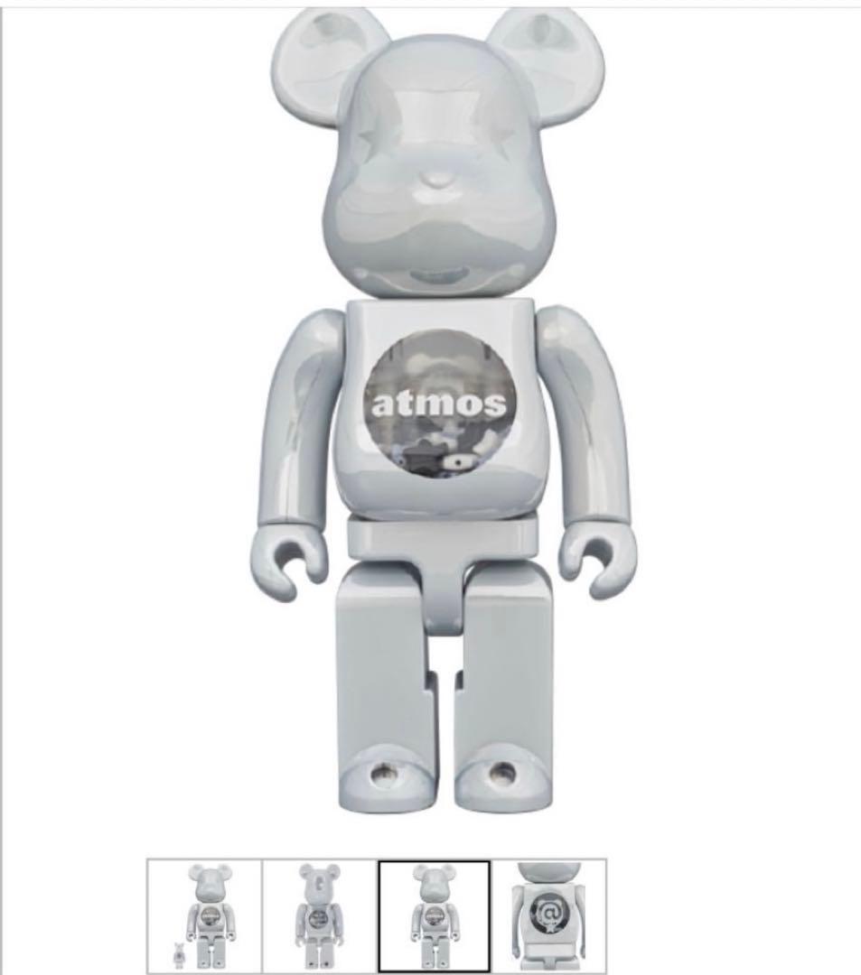 新品未開封品　BE@RBRICK atmos GOLD WHITE
