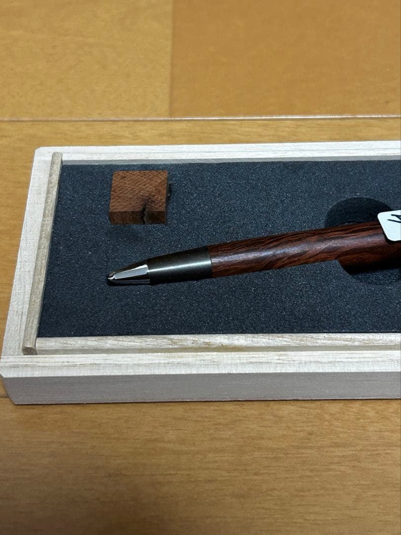 野原工芸 シーオーク シャープペンシル シルバー 斑紋黒染色パーツ