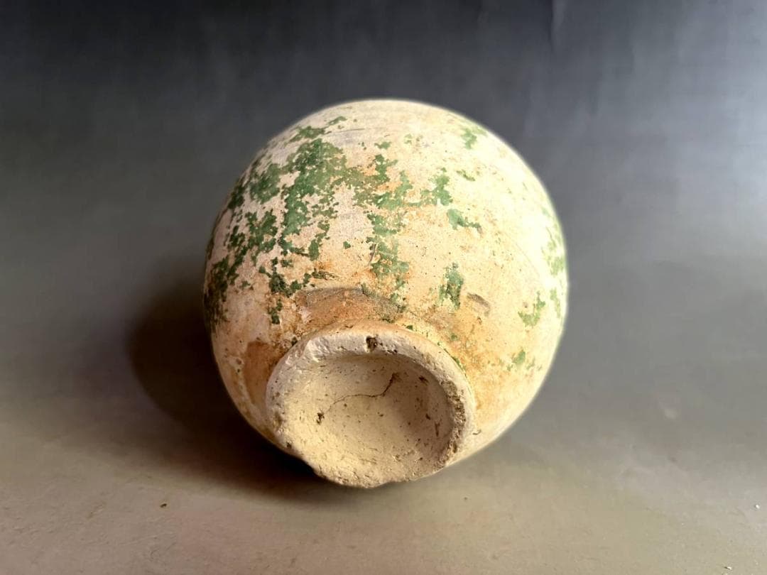 壺■緑釉 土器 須恵器 小壷 発掘品 古壺 時代物 古玩 漢代 時代物 骨董品■