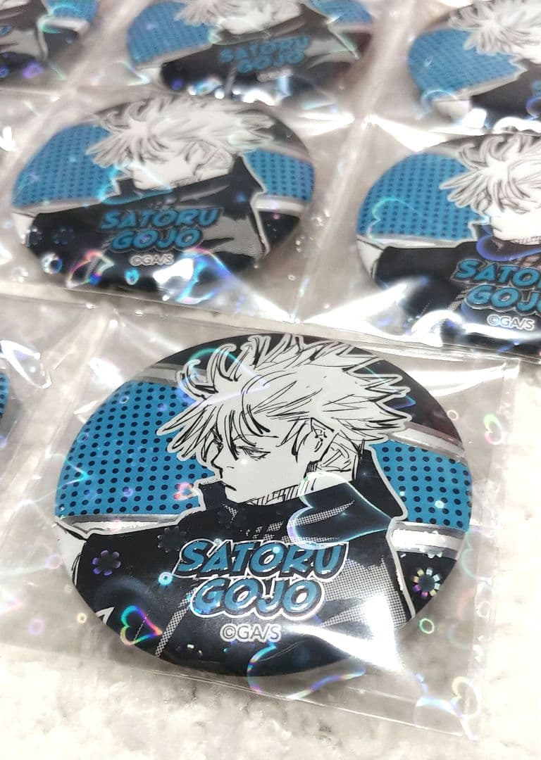 呪術廻戦 上海 限定 デコレクション缶バッジ 五条悟 15個 セット