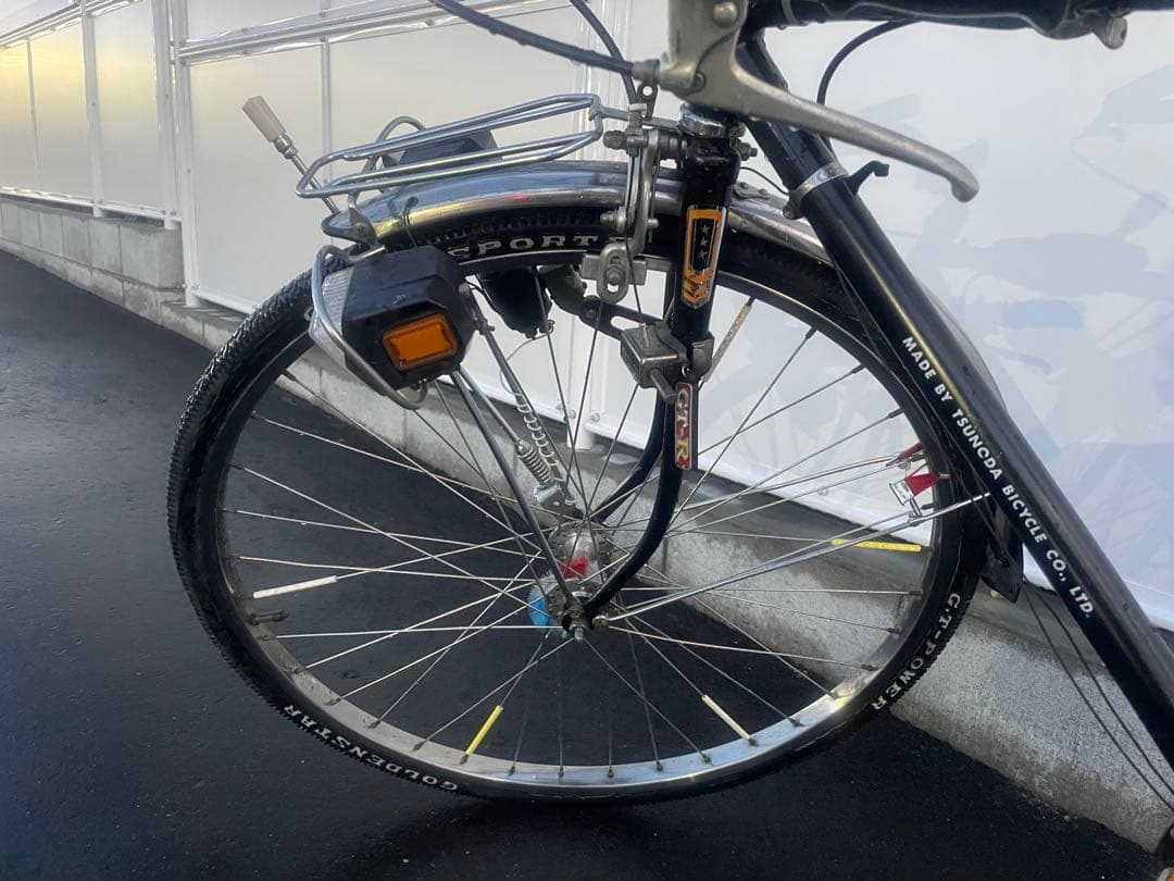 超希少 スーパーカー自転車 フラッシャー自転車 ツノダ スカイランサー 旧車