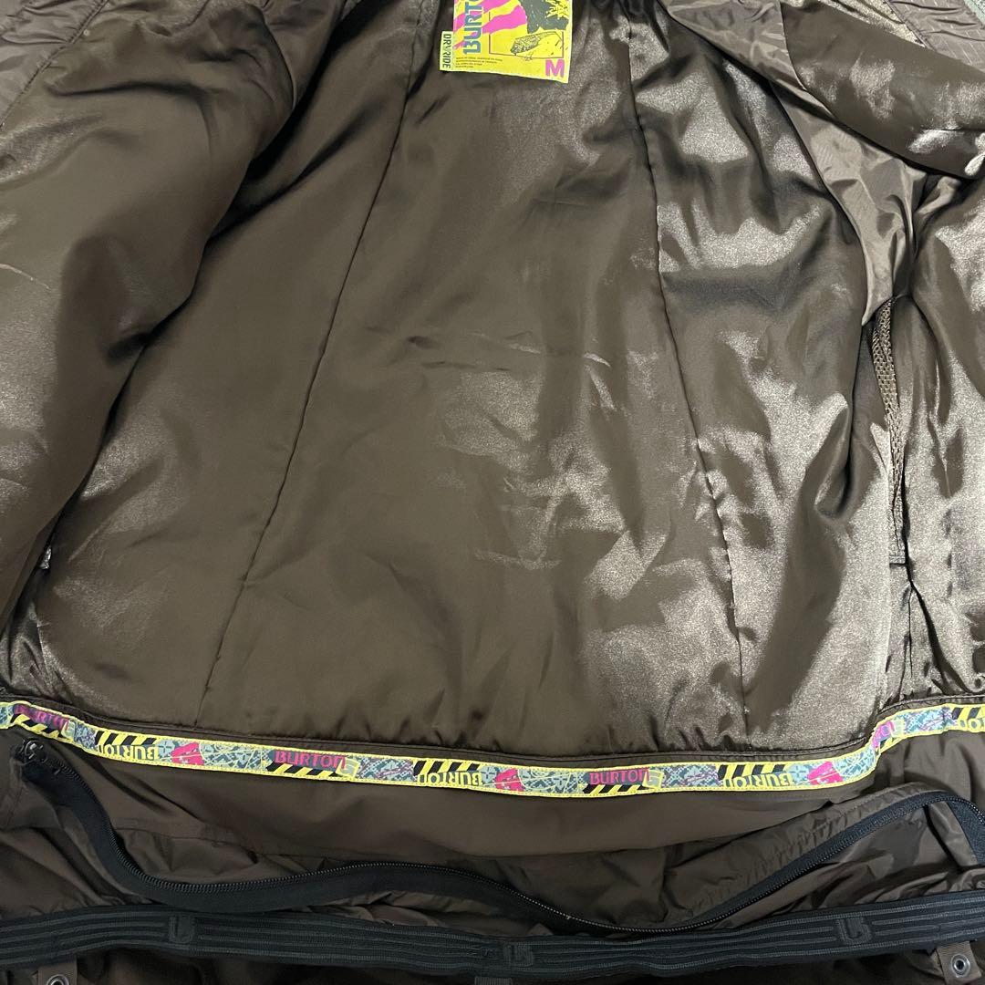 Burtonバートンスキーウェアスノーボードジャケットパーカーフード付きブラウン