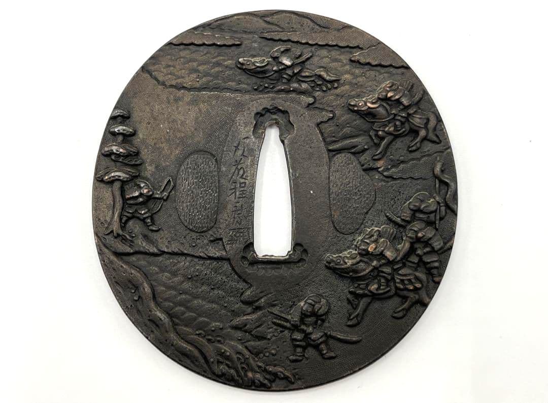 骨董　刀装具　鍔(つば)