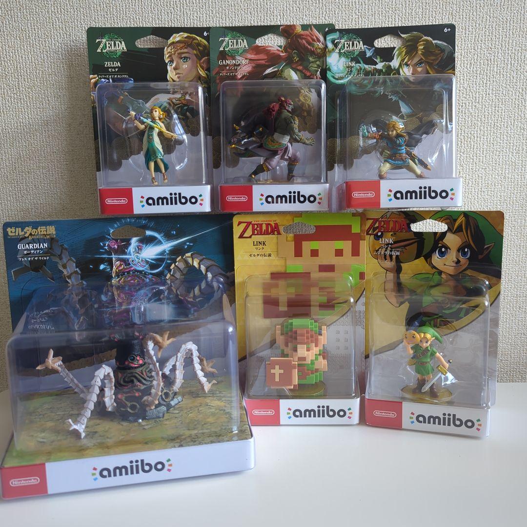 新品未開封☆amiibo 6点セット☆ゼルダの伝説シリーズ☆Nintendo