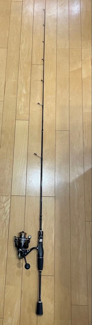 アジング釣りセット2ピースロッド（180㌢）&リール・ダイワ月下美人ワーム8点付