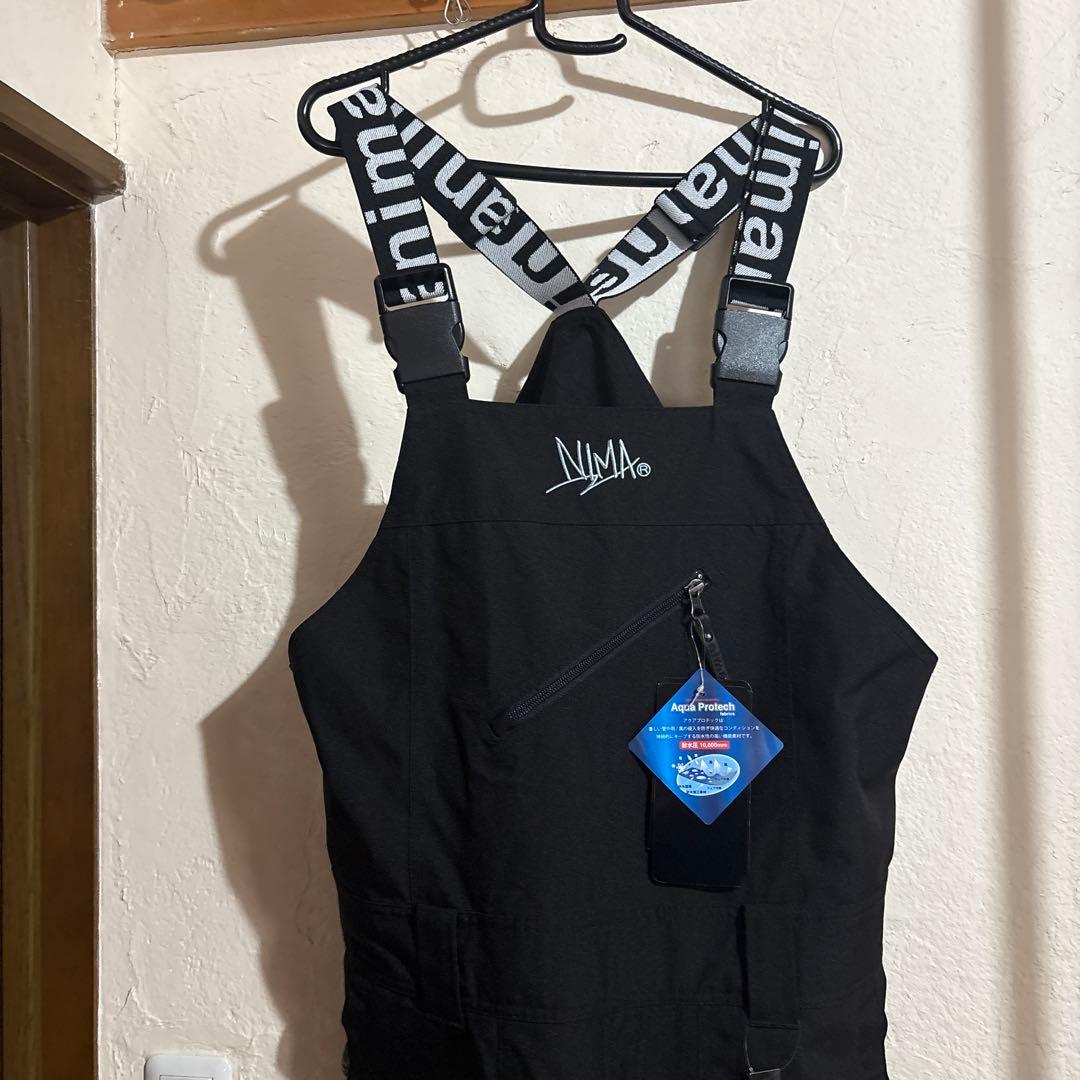 NIMAブラック サロペット Lサイズ