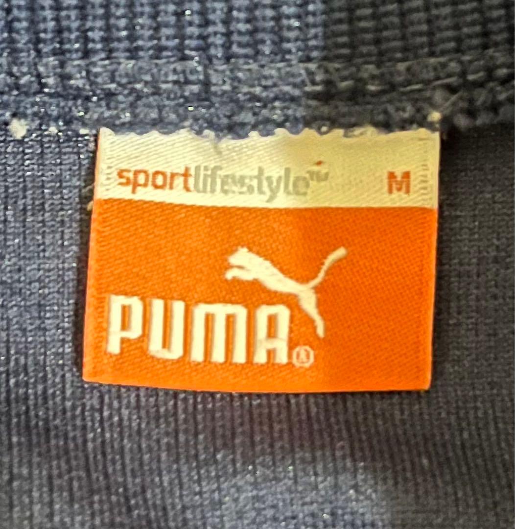 PUMA 日本製 サイドライン 刺繍ロゴ セットアップ ジャージ サイズ　M