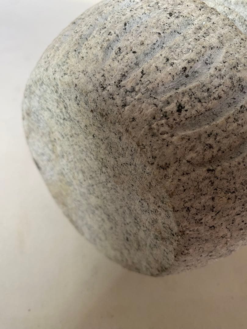 だるま石　御影石　達磨　だるま　ダルマ　置物　彫刻　縁起物　骨董　オブジェ