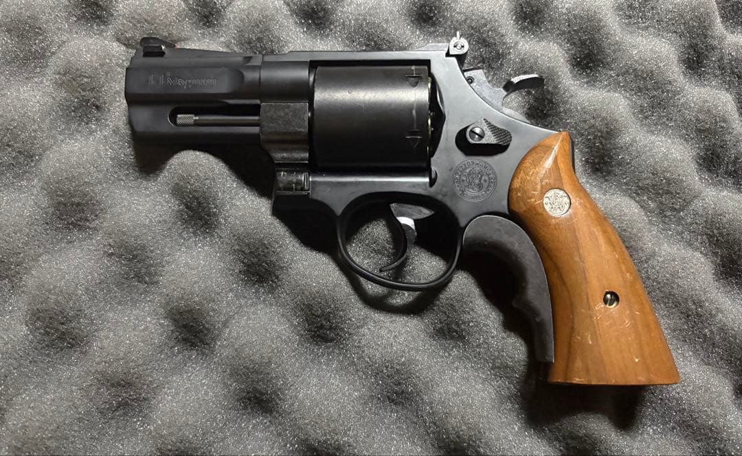タナカ ガスガン S&W M19 2.5インチ グリップアダプター付属