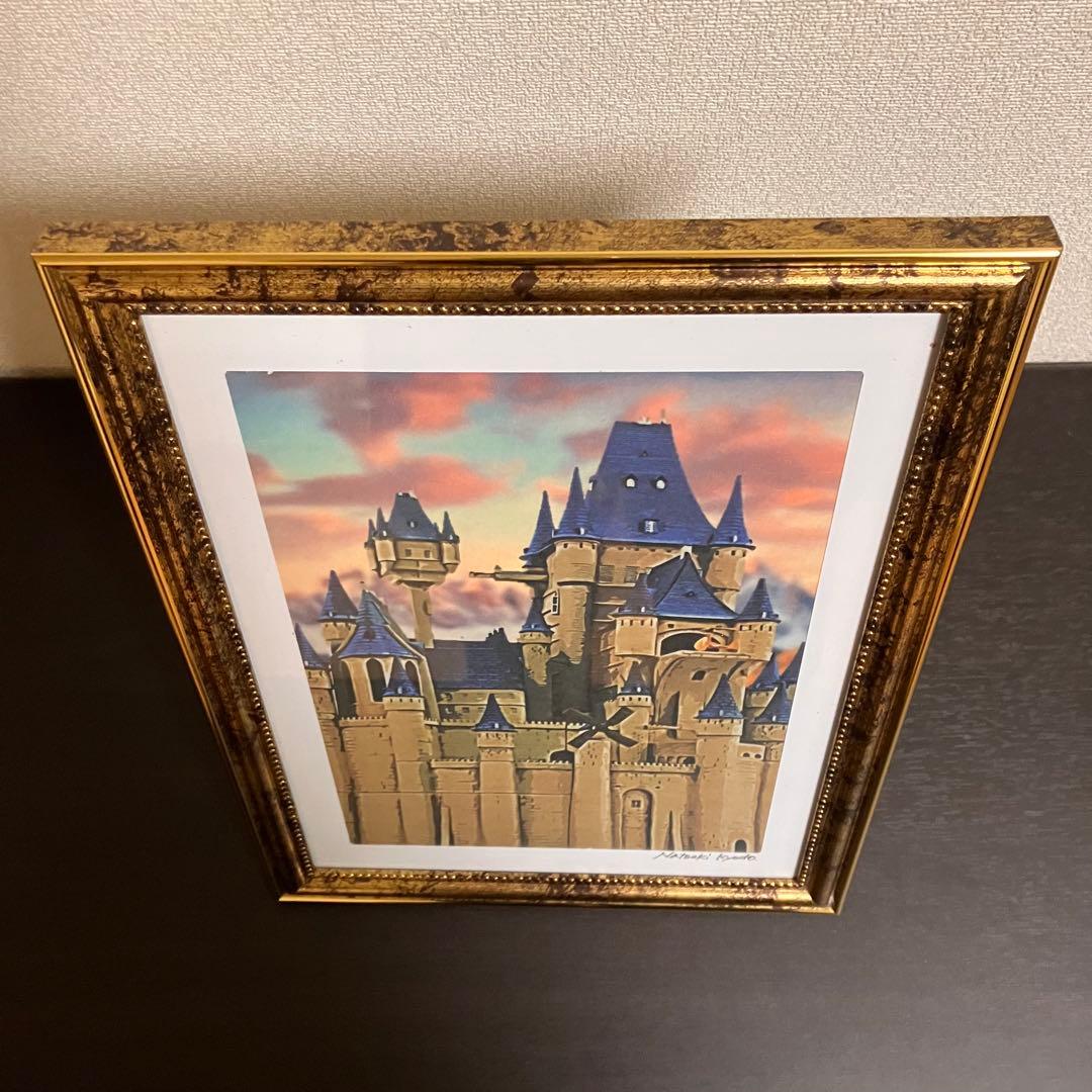 ジブリアート18 カリオストロの城② 額縁寸法32.7㎝×24.0㎝