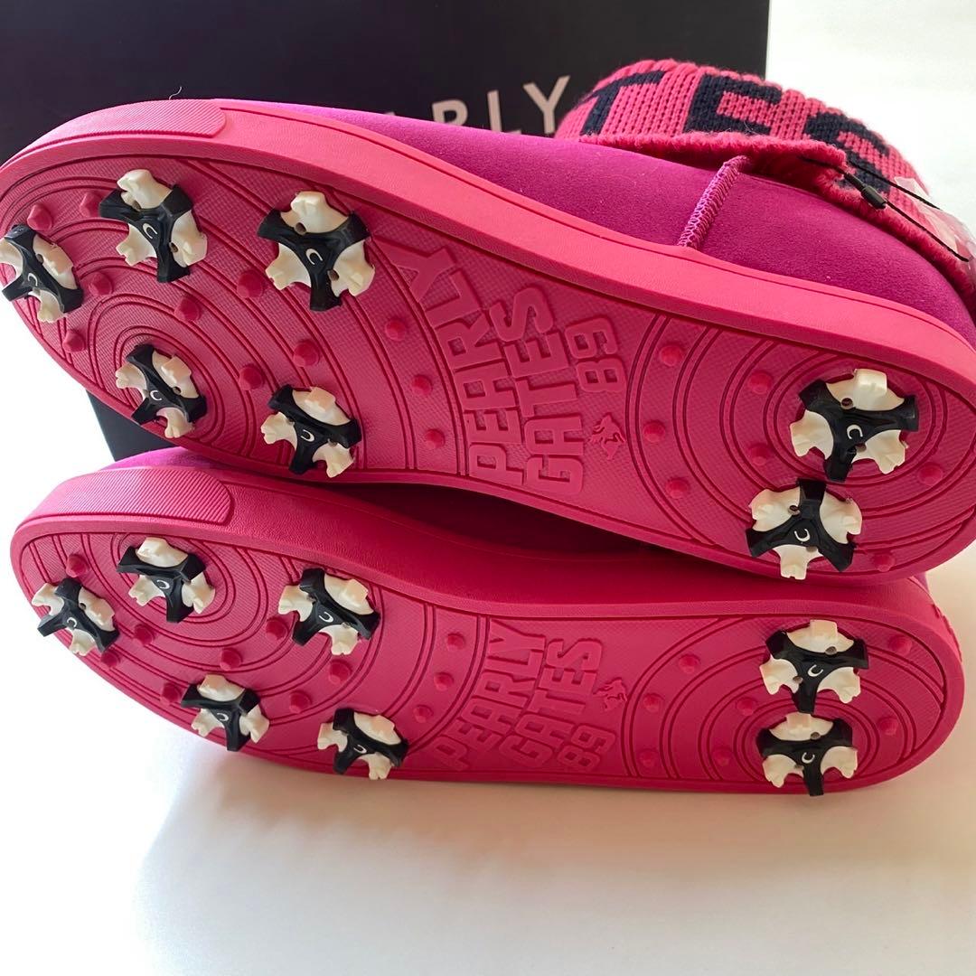 PEARLYGATES 053-1292102ピンク ゴルフシューズ 箱あり