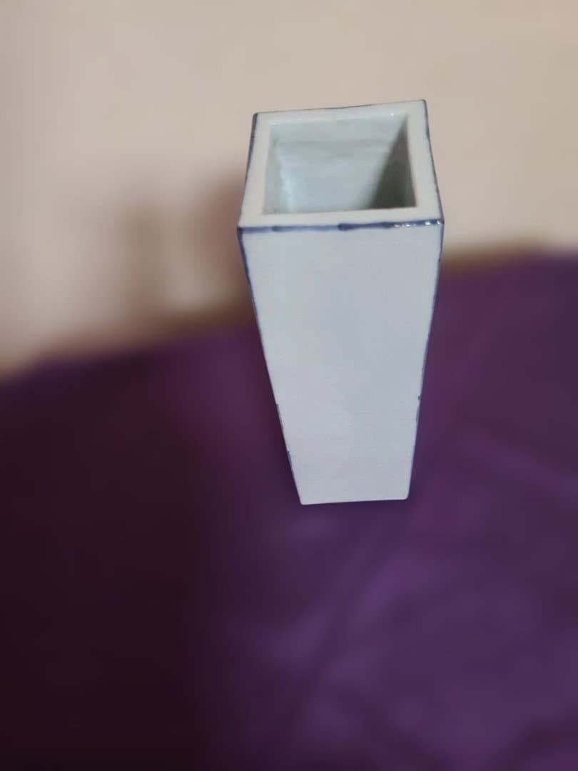 九谷焼須田菁華　染付花生