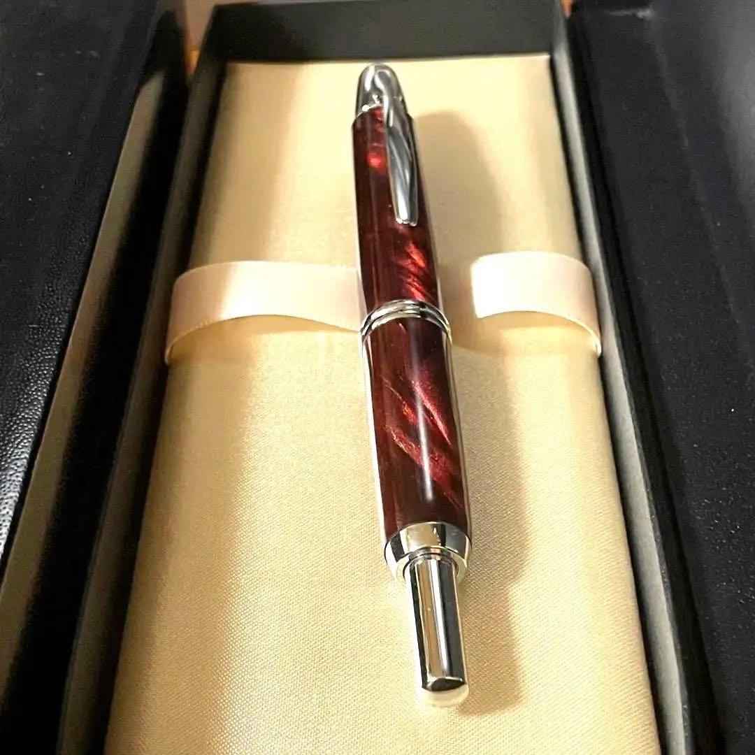 PILOT キャップレスse　マーブルレッド　万年筆