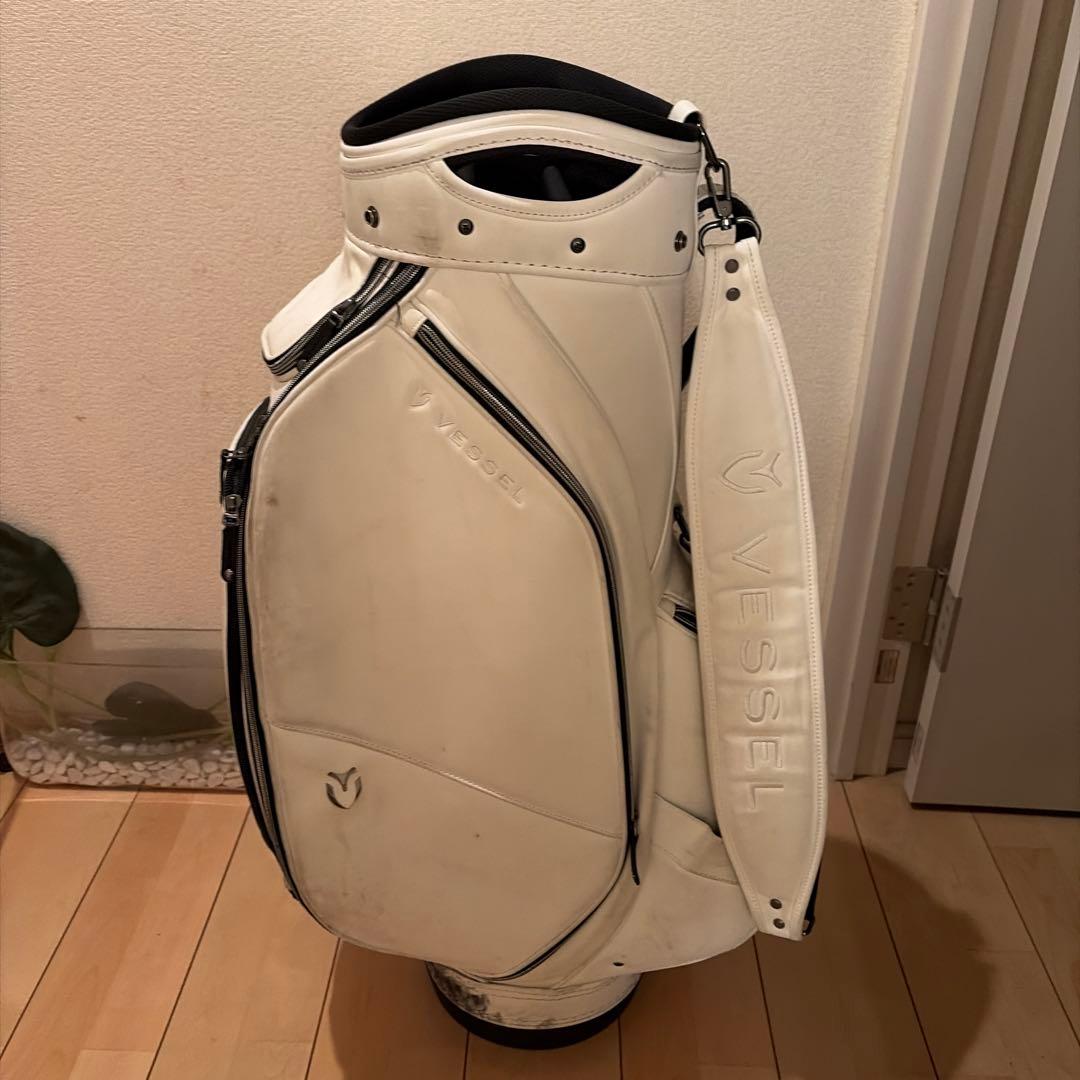 Vessel ゴルフバッグ・LUX CART 9型 ホワイト
