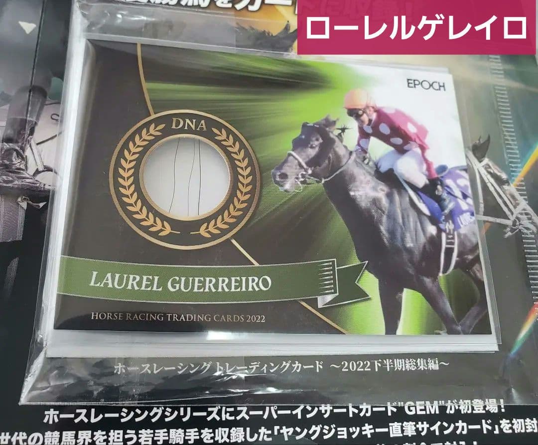 競馬　EPOCH HORSERACING ローレルゲレイロ　DNA カード