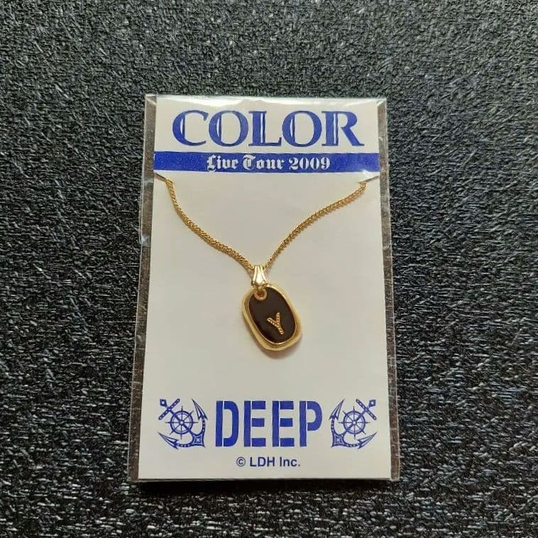 『Y』COLOR ツアー DEEP 『YUICHIRO』イニシャル ネックレス